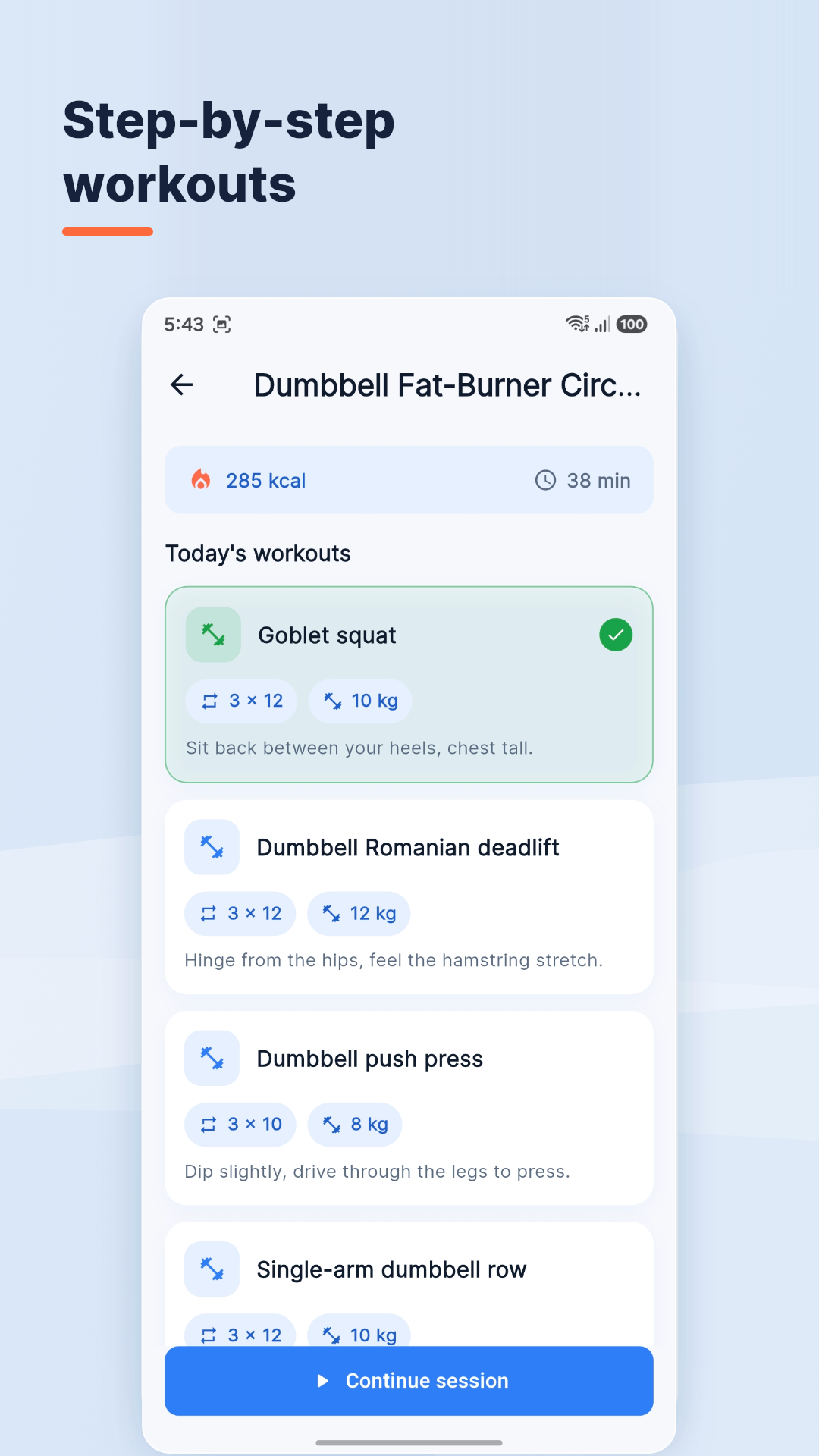 Guided Workouts screenshot 2